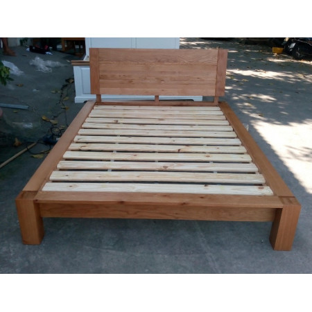 Robot Oak - Mặt Gỗ - Nệm 1m4 x 2m : Giường Ngủ Gỗ Sồi